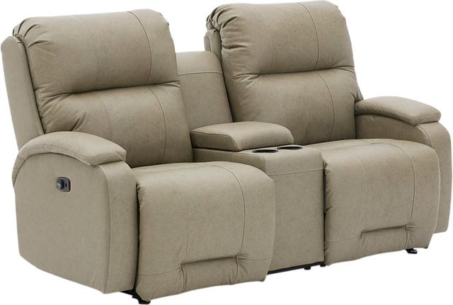 Best® Home Furnishings Customizable Field & Stream Home Maverly Power Reclining Space Saver® Loveseat with Console and Power Tilt Headrest-0