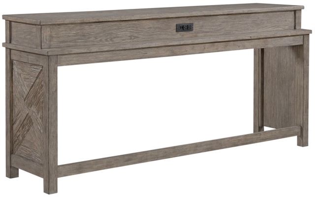 Liberty Furniture Skyview Lodge Cobblestone Console Bar Table-0