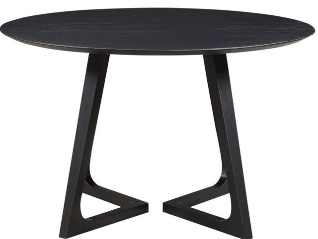 Moe's Home Collection Godenza Black Round Dining Table-1