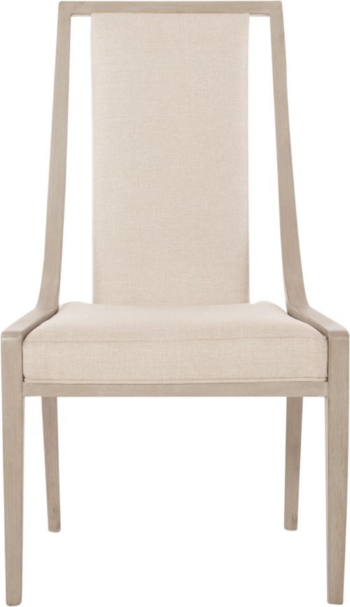 Bernhardt Axiom Beige/Linear Gray Dining Side Chair-0