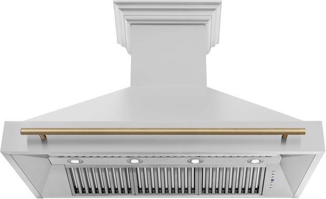 ZLINE Autograph Edition 48" Stainless Steel Wall Mounted Range Hood-3