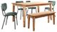 Jofran Inc. Colby 6-Piece Owen Jade Dining Set-0