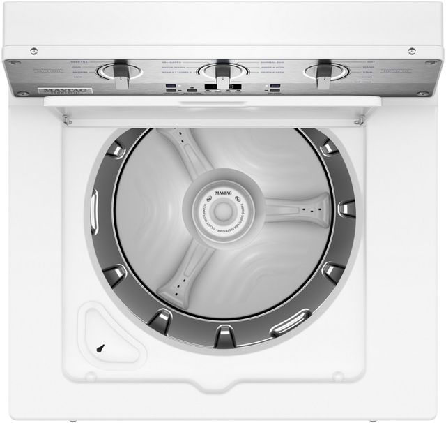 Maytag® Commercial 3.8 Cu. Ft. White Agitator Top Load Washer with DuraCore™ System-3