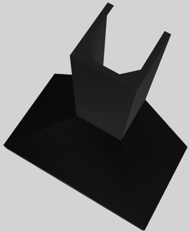 Vent-A-Hood® 36" Black Wall Mounted Range Hood-1
