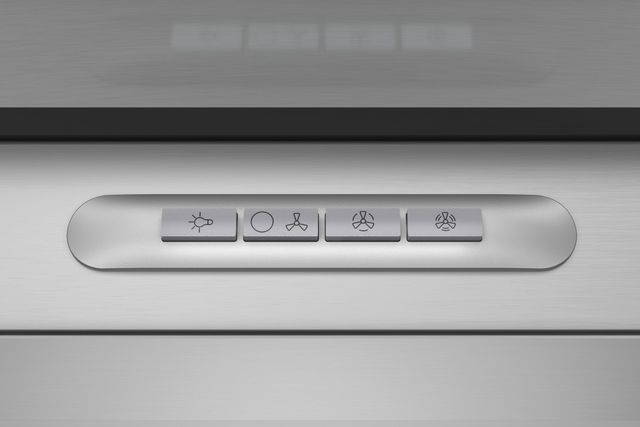 Whirlpool® 36" Stainless Steel Flat Glass Wall Mount Range Hood-9