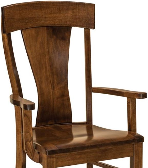 Urban Collections by Yutzy Woodworking Ramsey Brown Office Arm Chair-1