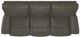 La-Z-Boy® James Charcoal Leather Power Reclining Sofa with Headrest-4