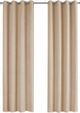 Monarch Specialties Inc. Brown Darkening Curtain Panel-0