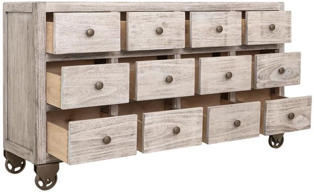 International Furniture Direct Oslo White Console-3
