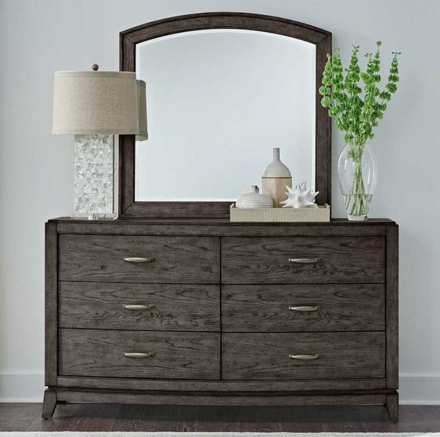 Liberty Furniture Avalon Coffee Bean Dresser and Mirror-1