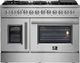 FORNO® Galiano 48" Stainless Steel Pro Style Dual Fuel Range-0
