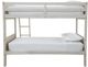 Signature Design by Ashley® Robbinsdale Antique White Youth Twin/Twin Bunk Bed with Ladder-2