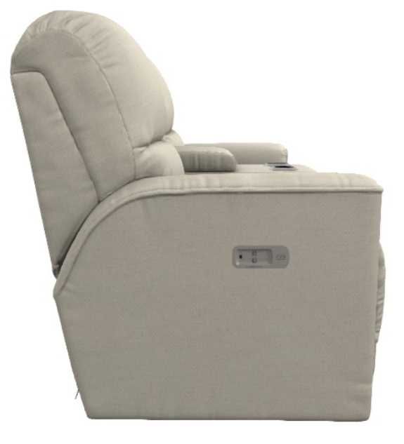 La-Z-Boy® Cade Bone Power Reclining Loveseat with Console, Headrest, and Lumbar-3