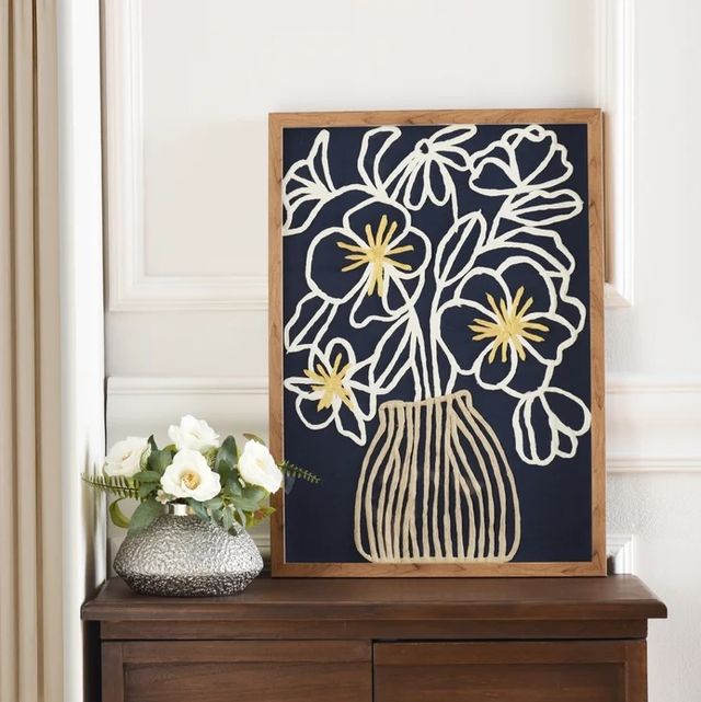 Stylecraft Blue Arrangement I Wall Art-1