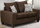 Furniture of America® West Acton Chocolate Loveseat-0