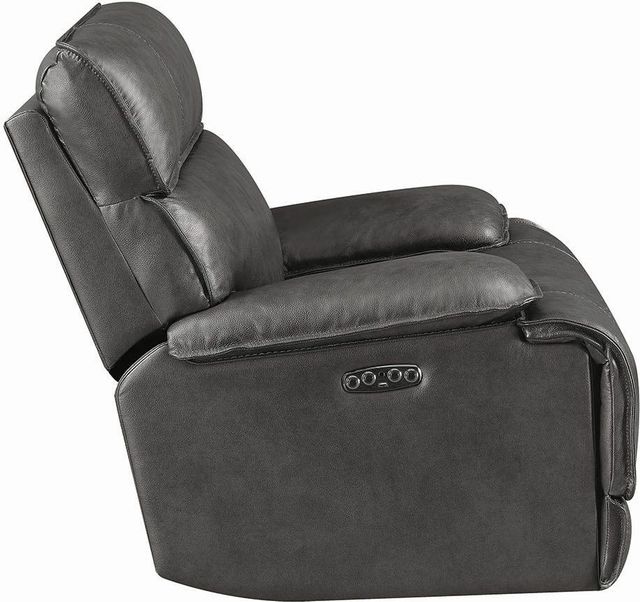 Coaster® Stanford Charcoal Power Glider Recliner-1