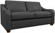 La-Z-Boy® Charlie Navy Leather Full Sleep Sofa-0
