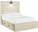 Signature Design by Ashley® Cambeck Whitewash Full 2-Drawer Storage Panel Bed-0