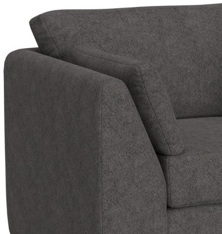 International Furniture Direct Vallarta Gray Loveseat-1