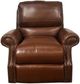 USA Premium Leather Furniture 9055 Alligator/Brandy Chair-0