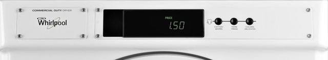 Whirlpool® Commercial 6.7 Cu. Ft. White Front Load Gas Dryer-1