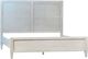 Dovetail Furniture Lugano Whitewash King Panel Bed-0