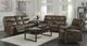 Emerald Home Jessie James Brown Power Reclining Loveseat-1