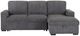 Global Furniture USA U2660-3 3-Piece Corduroy L-Shaped Sectional and Chaise-1