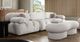 Diamond Sofa® Paloma 3-Piece Cream Modular Sectional Sofa-2
