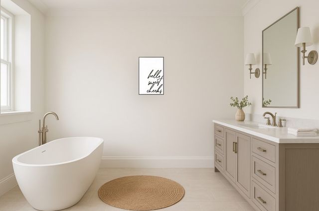 Classy Living Refreshing Charming Greeting Wall Art-1
