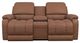 La-Z-Boy® Greyson Caramel Leather Power Reclining Loveseat with Console and Headrest-1