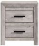 American Wholesale Furniture Ellen Ash White Nightstand-0