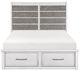 Homelegance® Ambrose Antique Gray/Antique White California King Storage Platform Bed-3