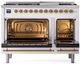 Ilve® Nostalgie II Series 48" White Pro Style Dual Fuel Range-1