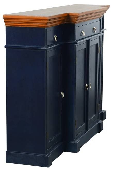 StyleCraft Brookline Dark Navy Blue Credenza-1