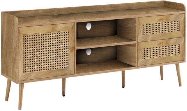 Monarch Specialties Inc. Walnut 72" TV Stand-0