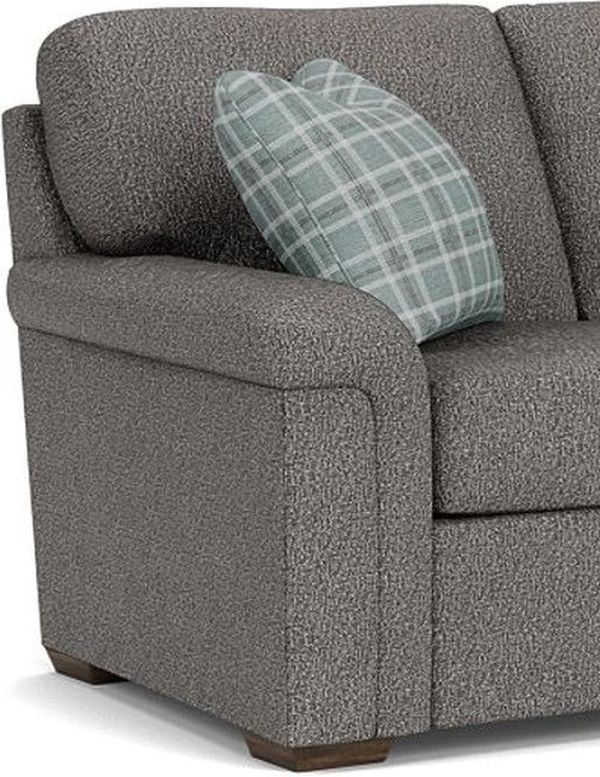Flexsteel® Blanchard Black Onyx Sofa-2