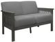 Homelegance® Lewiston Antique Gray/Gray Loveseat-0