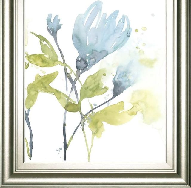 Classy Art Cerulean Splash II by Jennifer Goldberger Wall Art-1