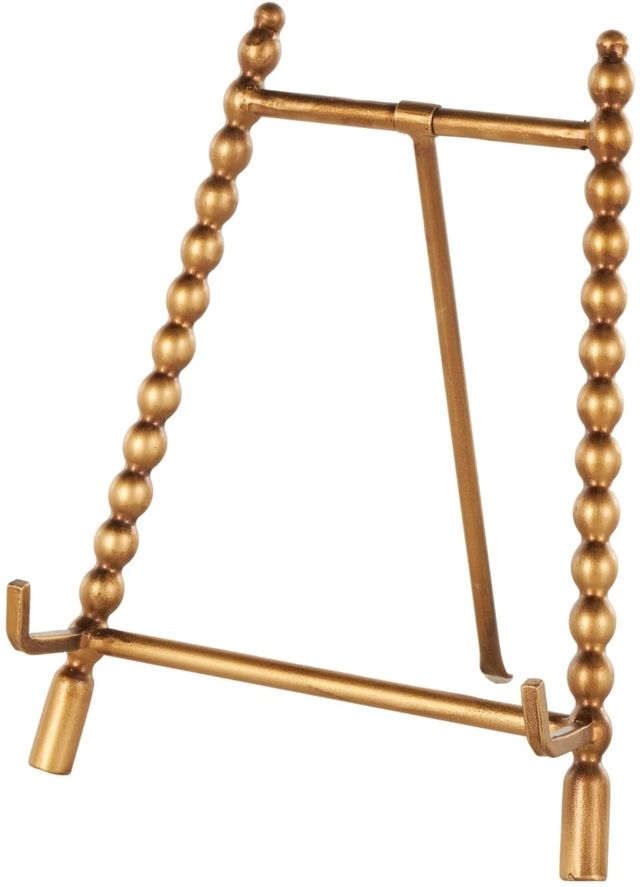Deco Marche Gold 9” Abstract Wide Display Easel-1