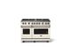 Viking® 5 Series 48" Pure White Pro Style Gas (LP) Range with Polished Chrome Trim-3