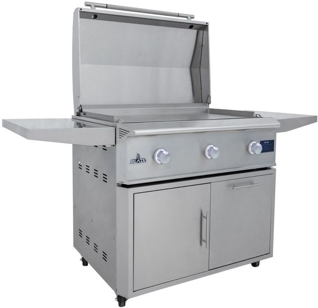 Blaze™ LTE PRO 40'' Stainless Steel Gas Griddle Cart-3