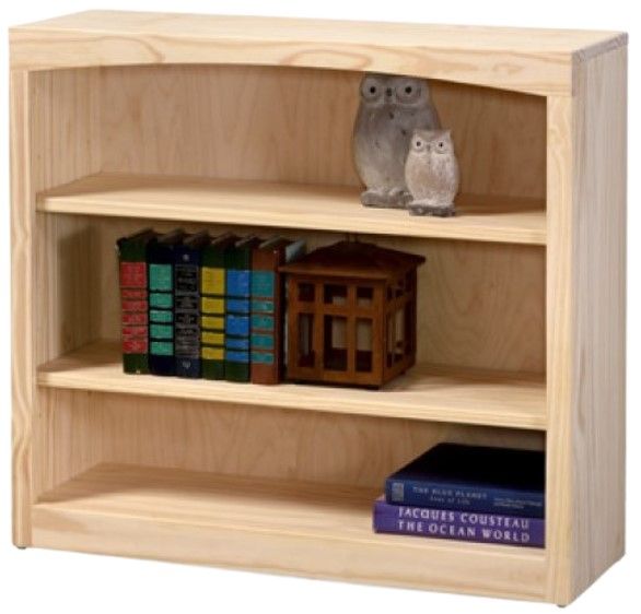 Archbold Furniture Customizable Pine 24" x 30" Bookcase-0