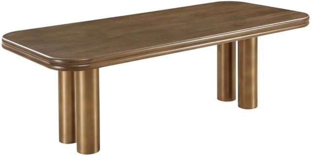 Modus Furniture Mataranka Bistre Dining Table with Brushed Gold Base-0