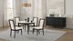 Furniture of America® Maidstone Black/White Round Dining Table-1