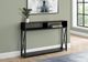 Monarch Specialties Inc. Espresso 48"L Open Shelve Hall Console Table with Black Metal Frame -1