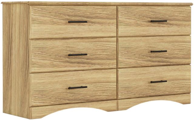 Perdue Woodworks 36,000 Essential Brown 58" 6-Drawer Chest-0