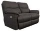 La-Z-Boy® Trouper Walnut Leather Power Reclining Loveseat with Headrest and Lumbar-0