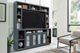 aspenhome® Perry Malta Blue 84'' Console and Hutch-1