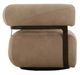 Four Hands Gareth Nubuck Silver Swivel Chair-3